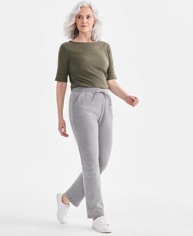 Style & Co Womens Mid Rise Drawstring-Waist Sweatpants, Created for Macys Product Image