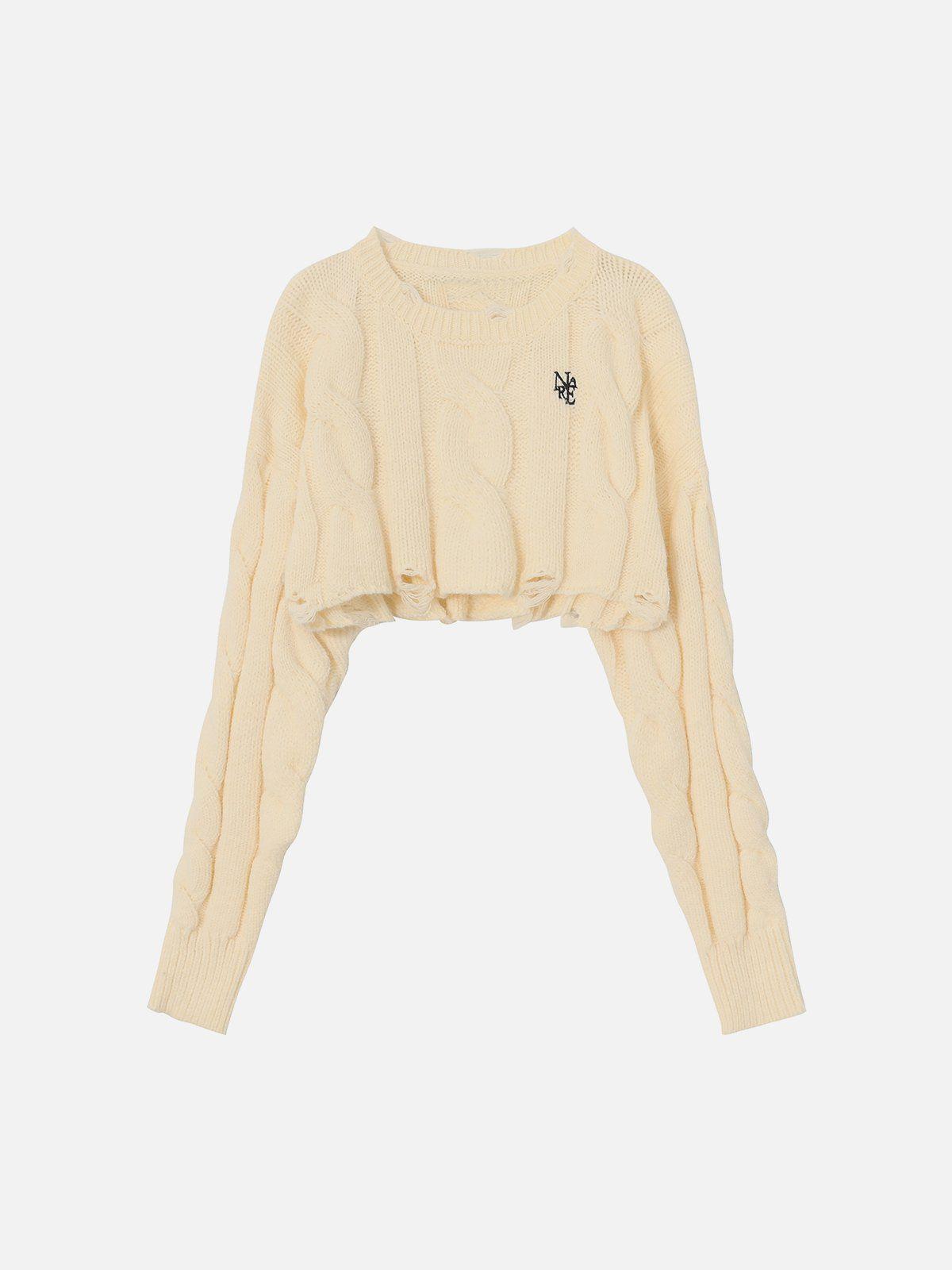 Vintage Basic Crop Sweater product image