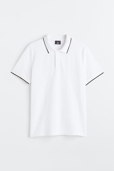 Slim Fit Cotton Polo Shirt Product Image