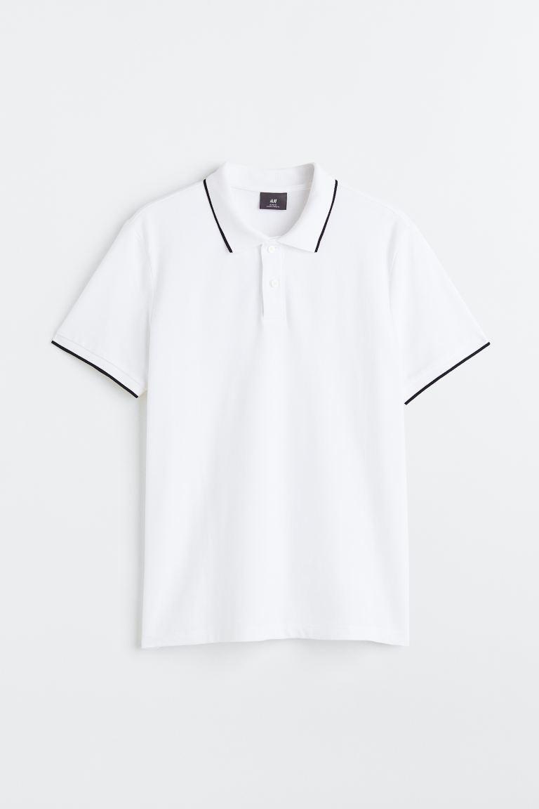 Slim Fit Cotton Polo Shirt Product Image