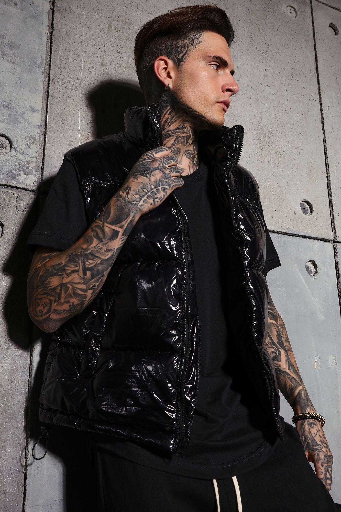 Caleb Puffer Vest - Black Product Image