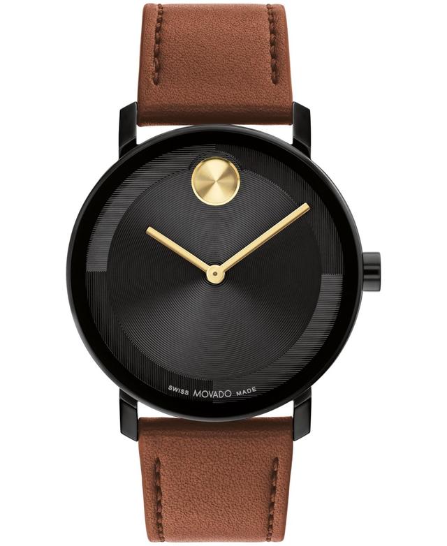 Movado Bold Evolution 2.0 Leather Strap Watch, 40mm Product Image