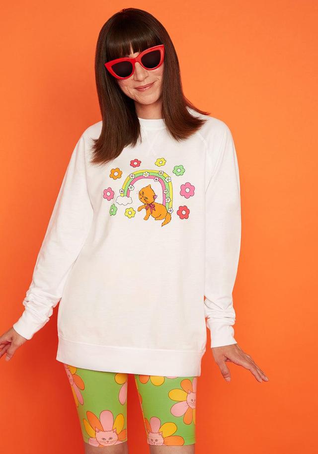 ModCloth x Marisol Muro Rush of Style Cotton Sweatshirt Product Image