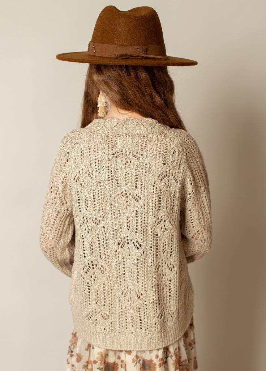 Jelina Sweater in Light Taupe Product Image