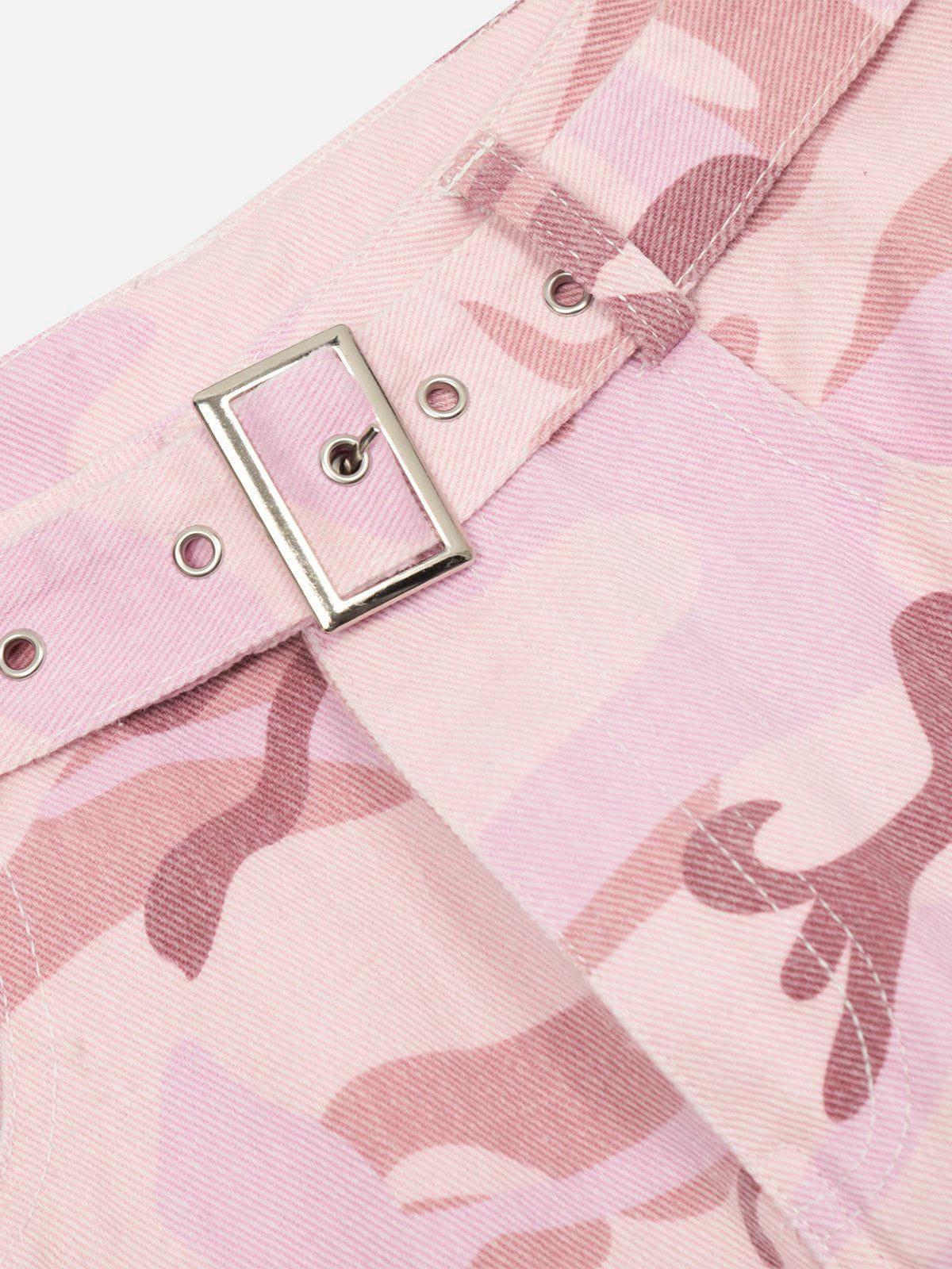 Aelfric Eden Pink Camouflage Jeans Female Product Image