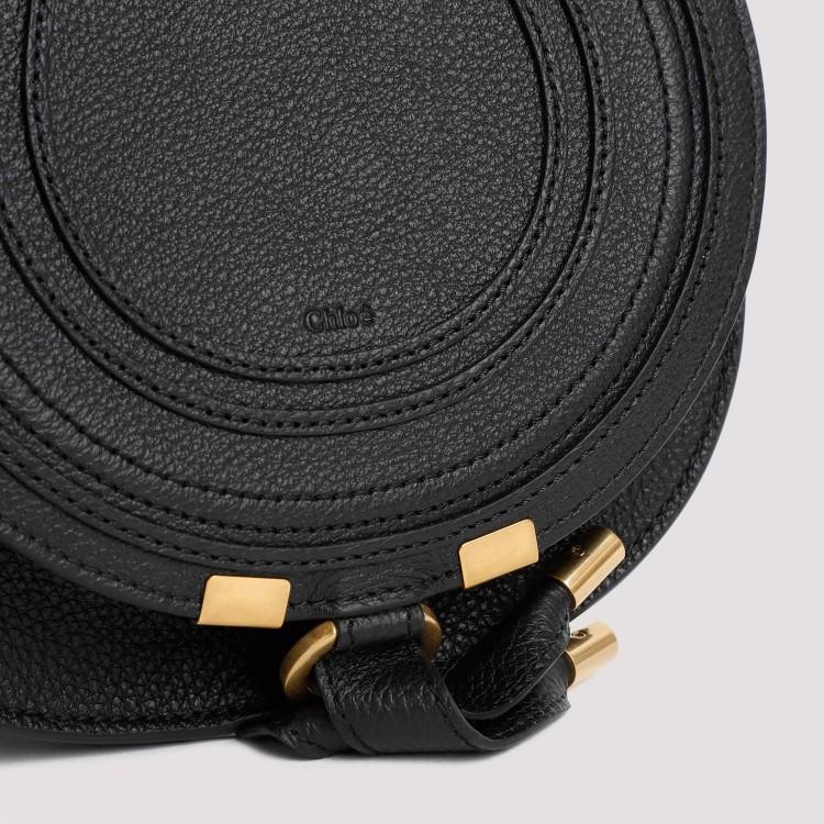 CHLOÉ Black Marcie Small Saddle Bag Product Image