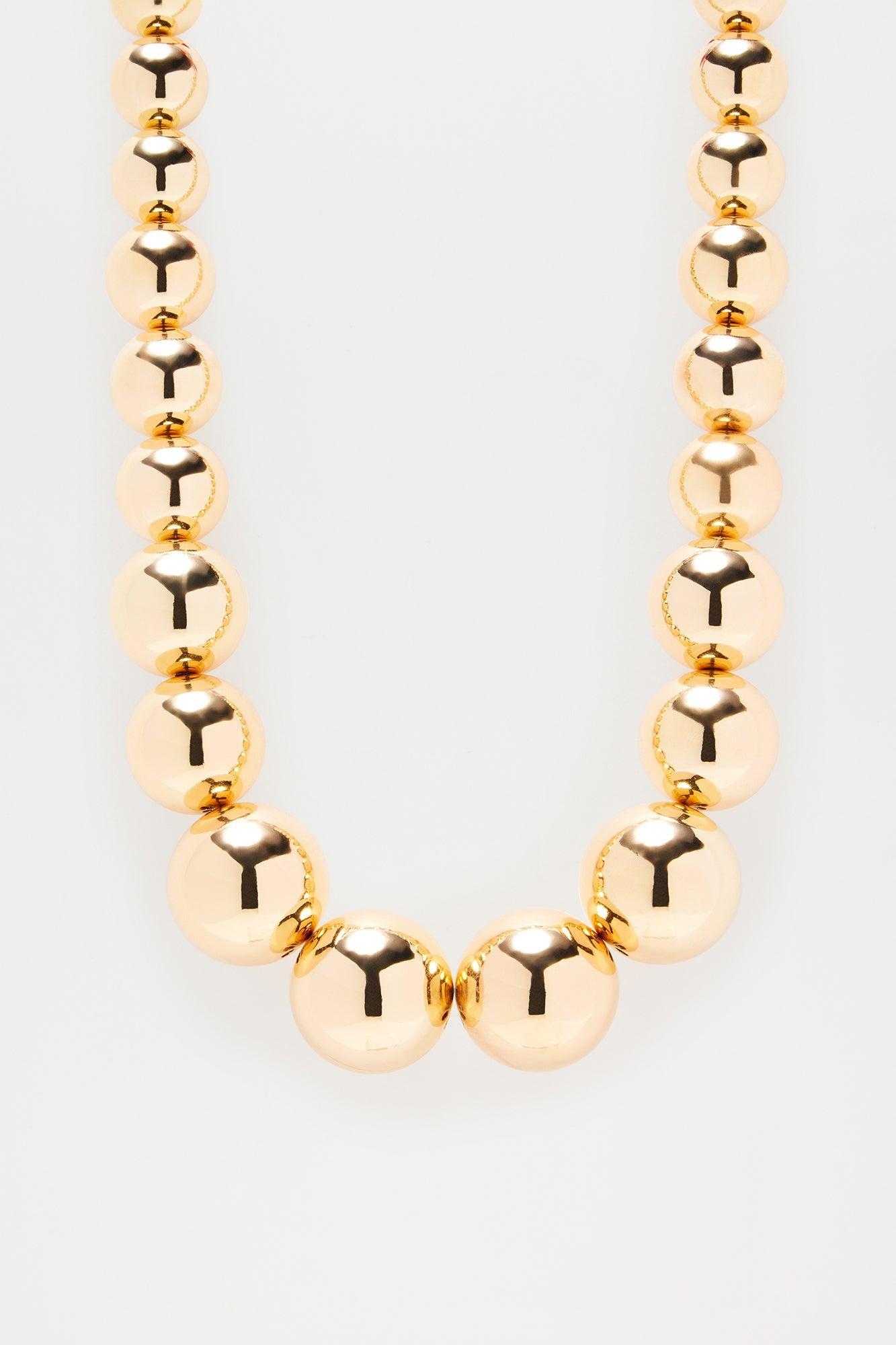 Luxurious Lifestyle Necklace   - Gold Product Image