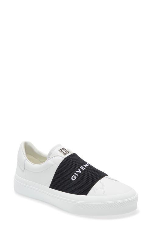 Givenchy Elastic Sneakers in White & Black - White. Size 43 (also in ). Product Image