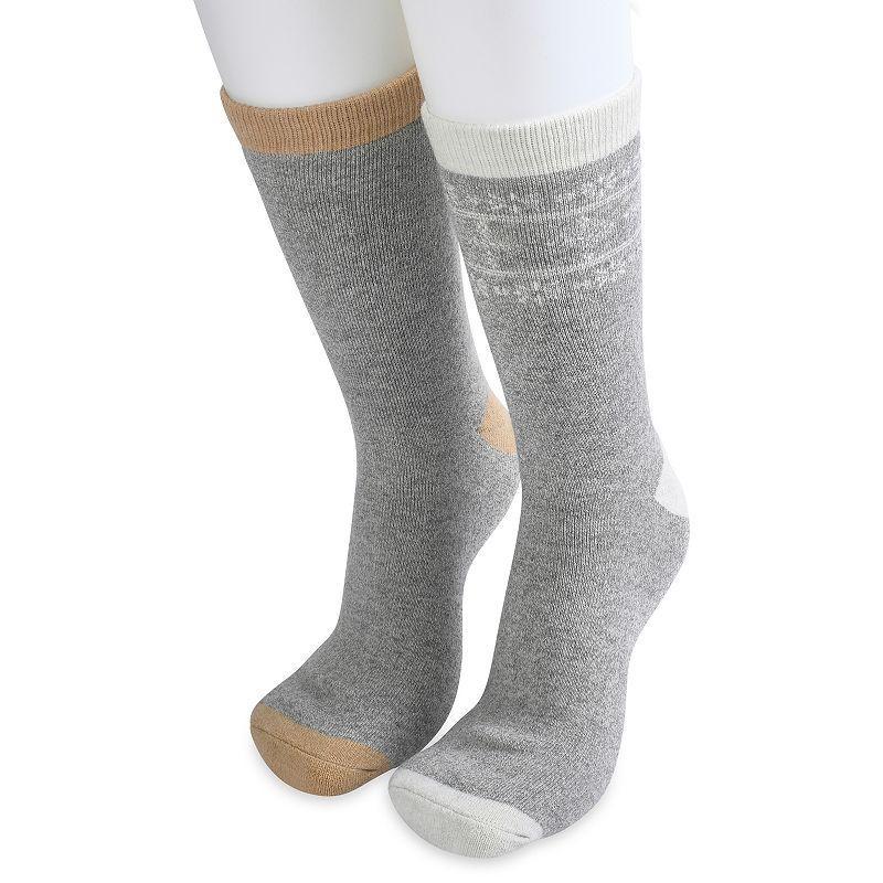 Womens GaaHuu 2 Pack Cushioned Thermal Socks Product Image