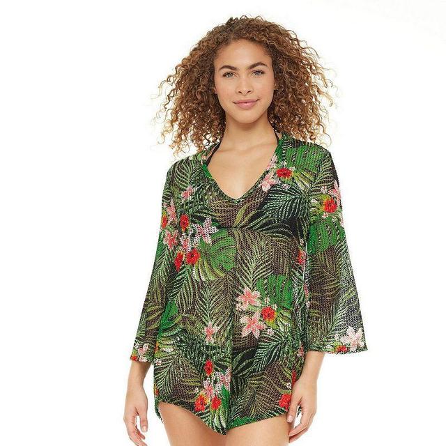 Womens Jordan Taylor Flowy Print Coverup Swimdress Product Image