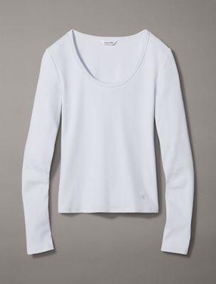 Contour Rib Slim Fit Long Sleeve T-Shirt Product Image