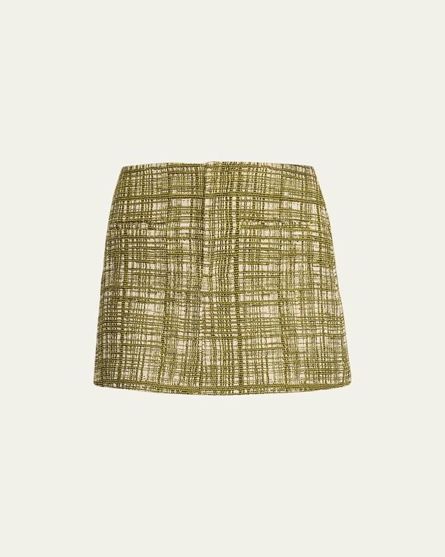 Womens Ultra Tweed A-Line Miniskirt Product Image