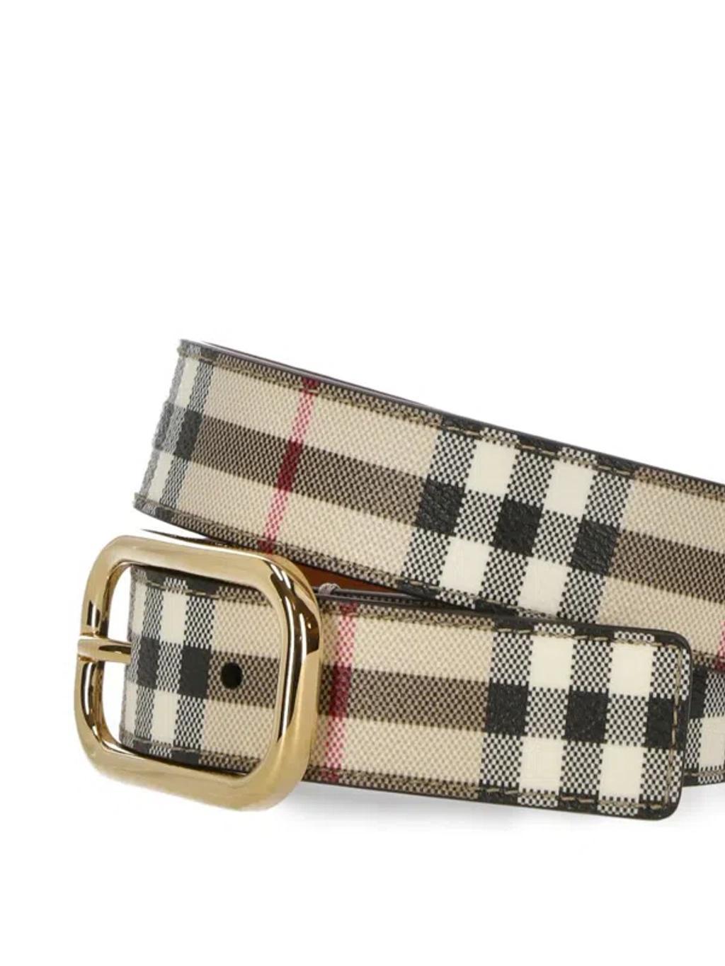 BURBERRY Belts In Archive Beige/gold Product Image