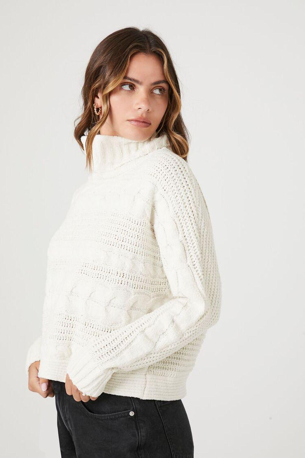 Cable Knit Turtleneck Sweater | Forever 21 Product Image