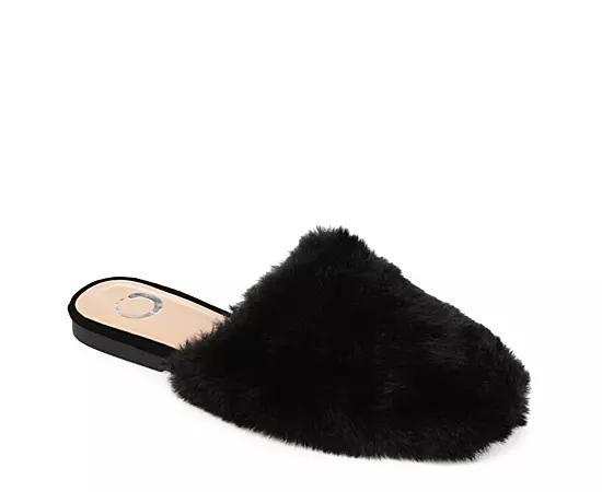 Journee Collection Womens Faux Fur Evelin Mule Product Image