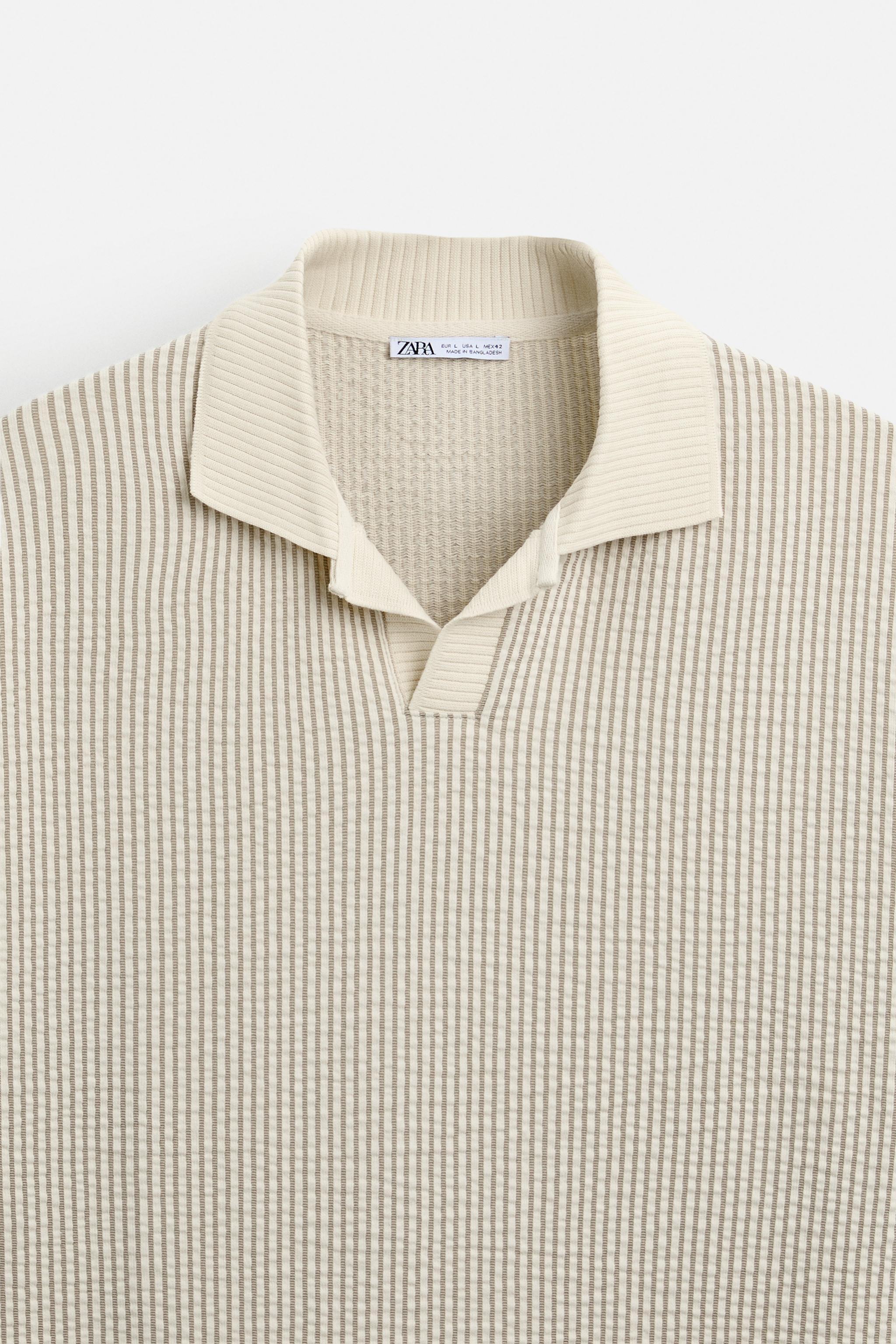 SEERSUCKER JACQUARD POLO Product Image