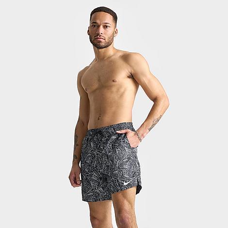 Mens Nike Swim Sneakers Reimagined Print 7 Volley Shorts Product Image