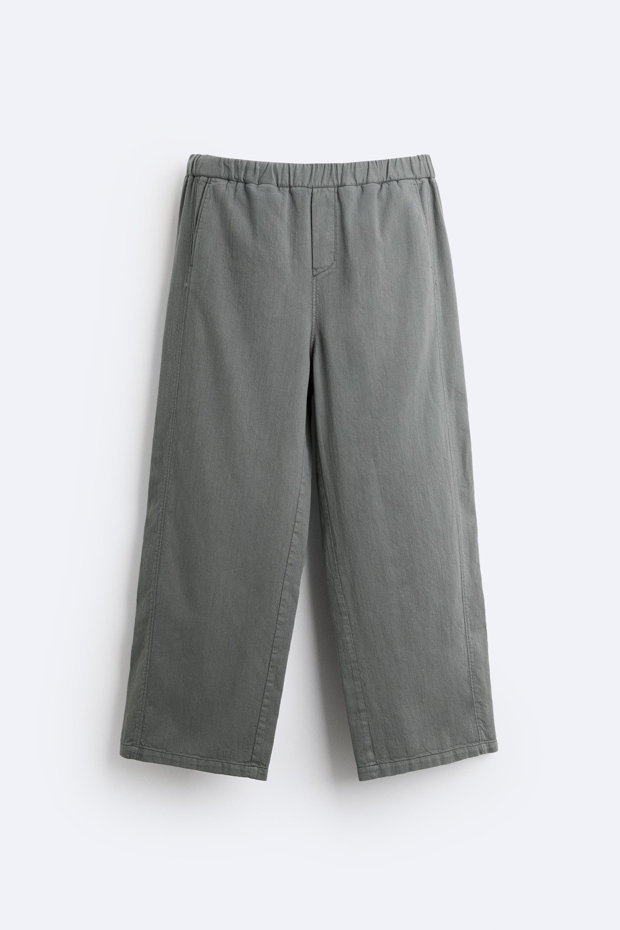 COTTON JOGGER WAIST PANTS Product Image