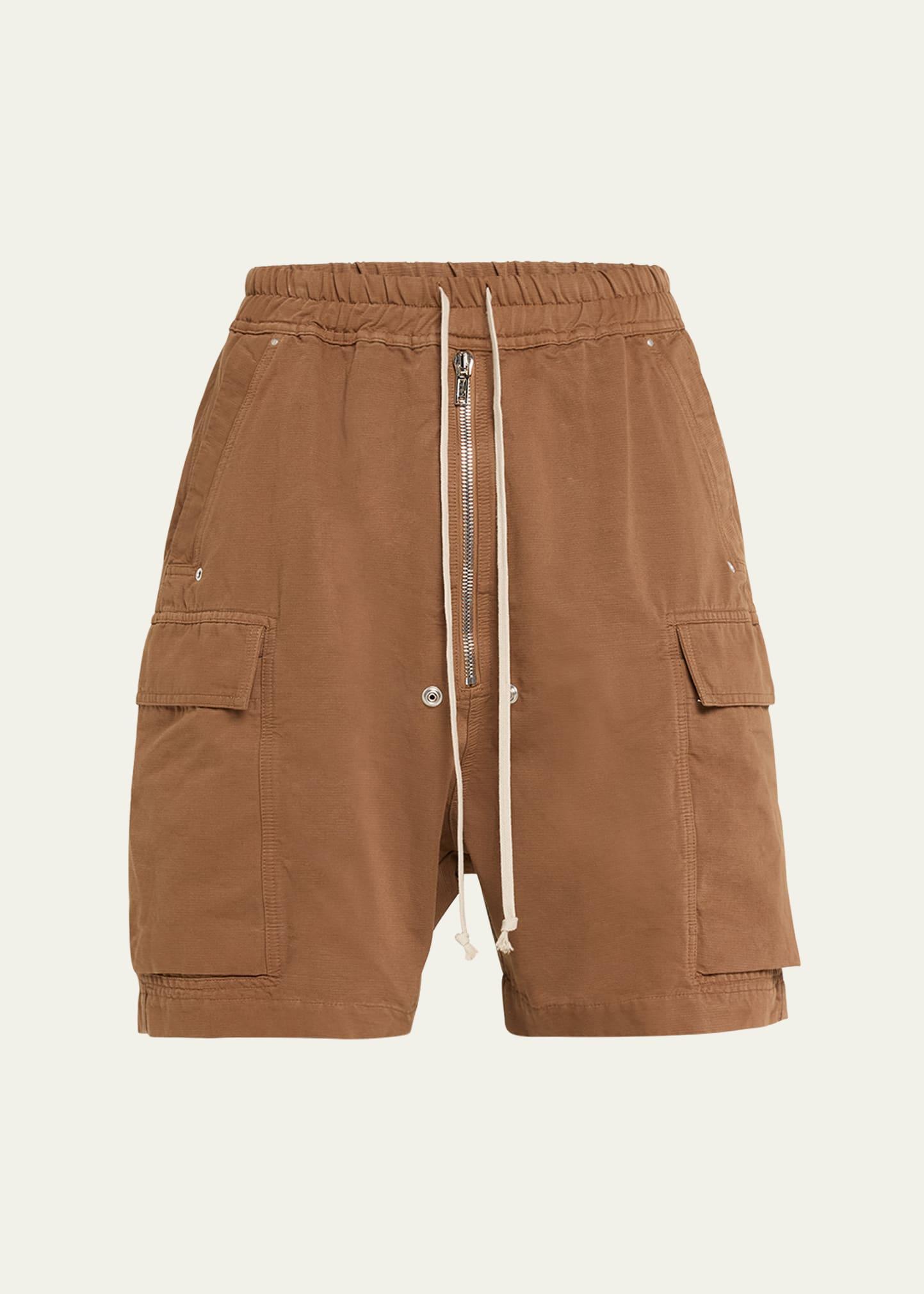 Mens Cargobela Drawstring Cotton Faille Shorts Product Image