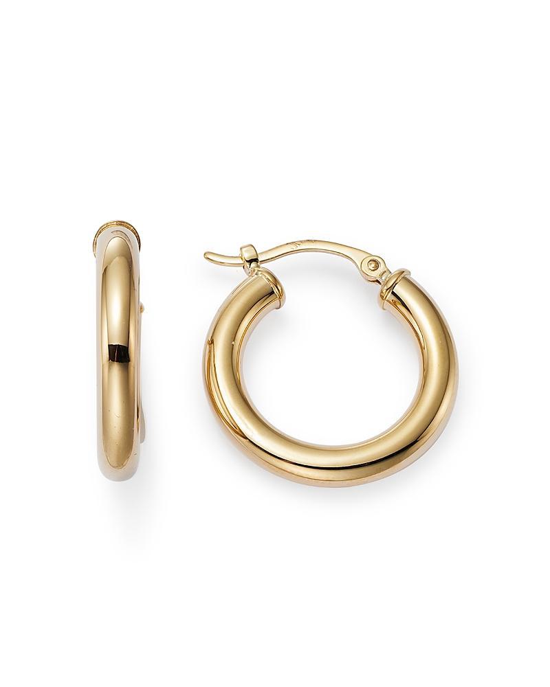 Saks Fifth Avenue Made in Italy Saks Fifth Avenue Women's 14K Gold Hoop Earrings  - female - Size: one-size Product Image