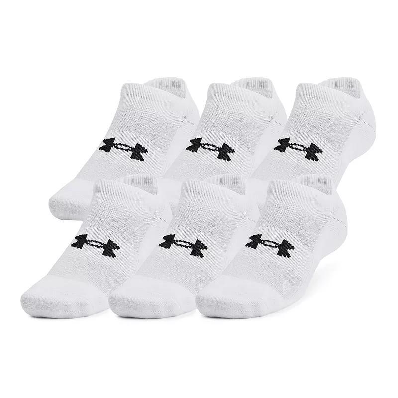 Under Armour Training Cotton 6-Pack No Show Socks, Mens Product Image