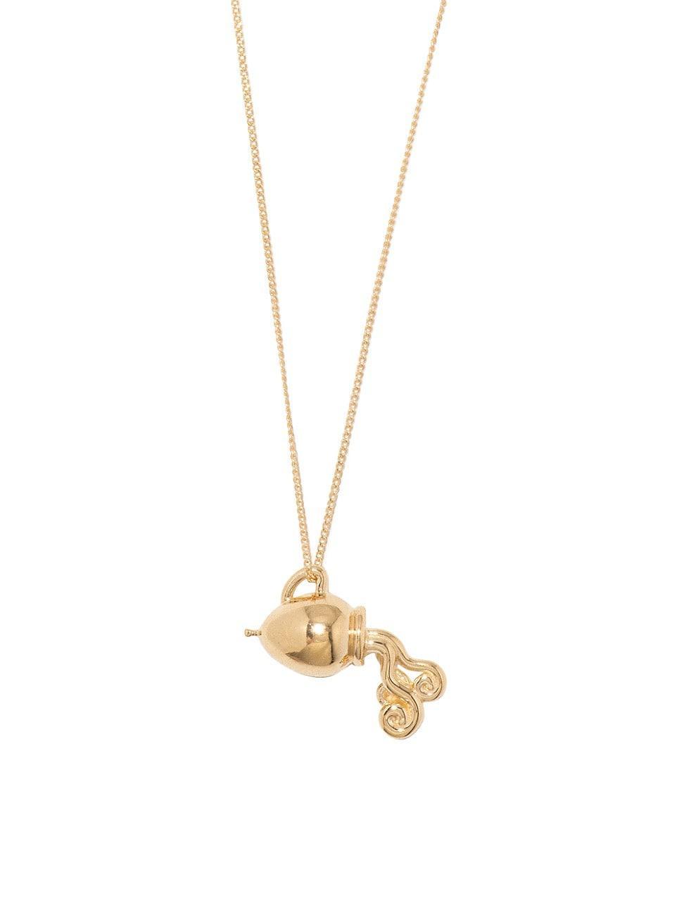 Womens Zodiac Balloon 14K Gold-Plated Pendant Necklace Product Image