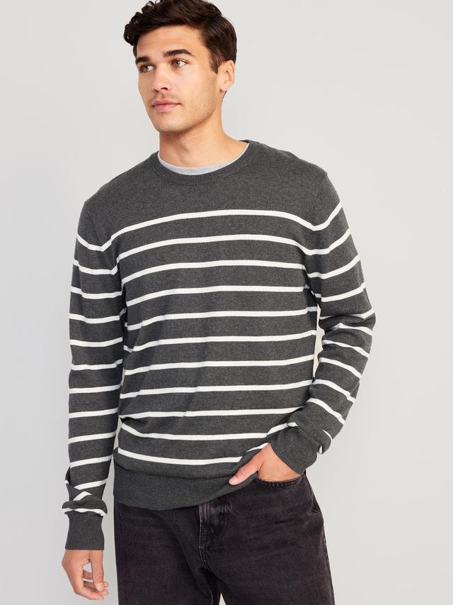 Striped Crew-Neck Sweater Product Image