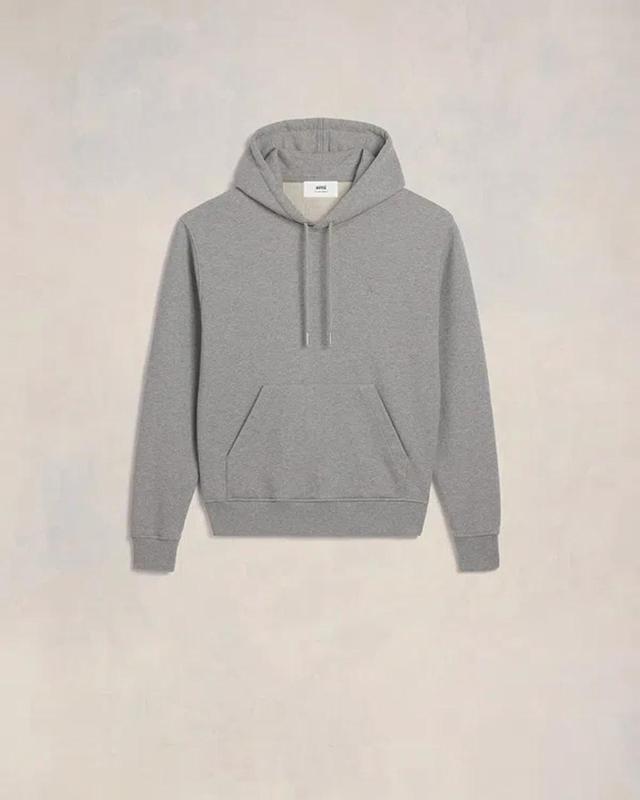 AMI ALEXANDRE MATTIUSSI De Coeur Hoodie In Grey Product Image