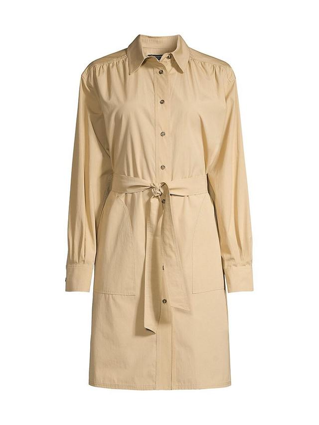 Womens Virgus Cotton Button-Front Mini-Shirtdress Product Image