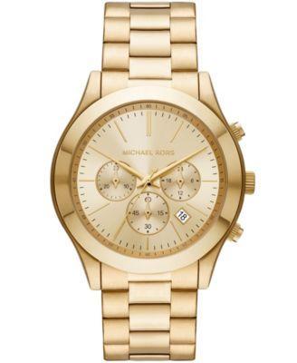 Michael Kors MK8909 - Slim Runway Chronograph Stainless Steel Watch Watches Product Image