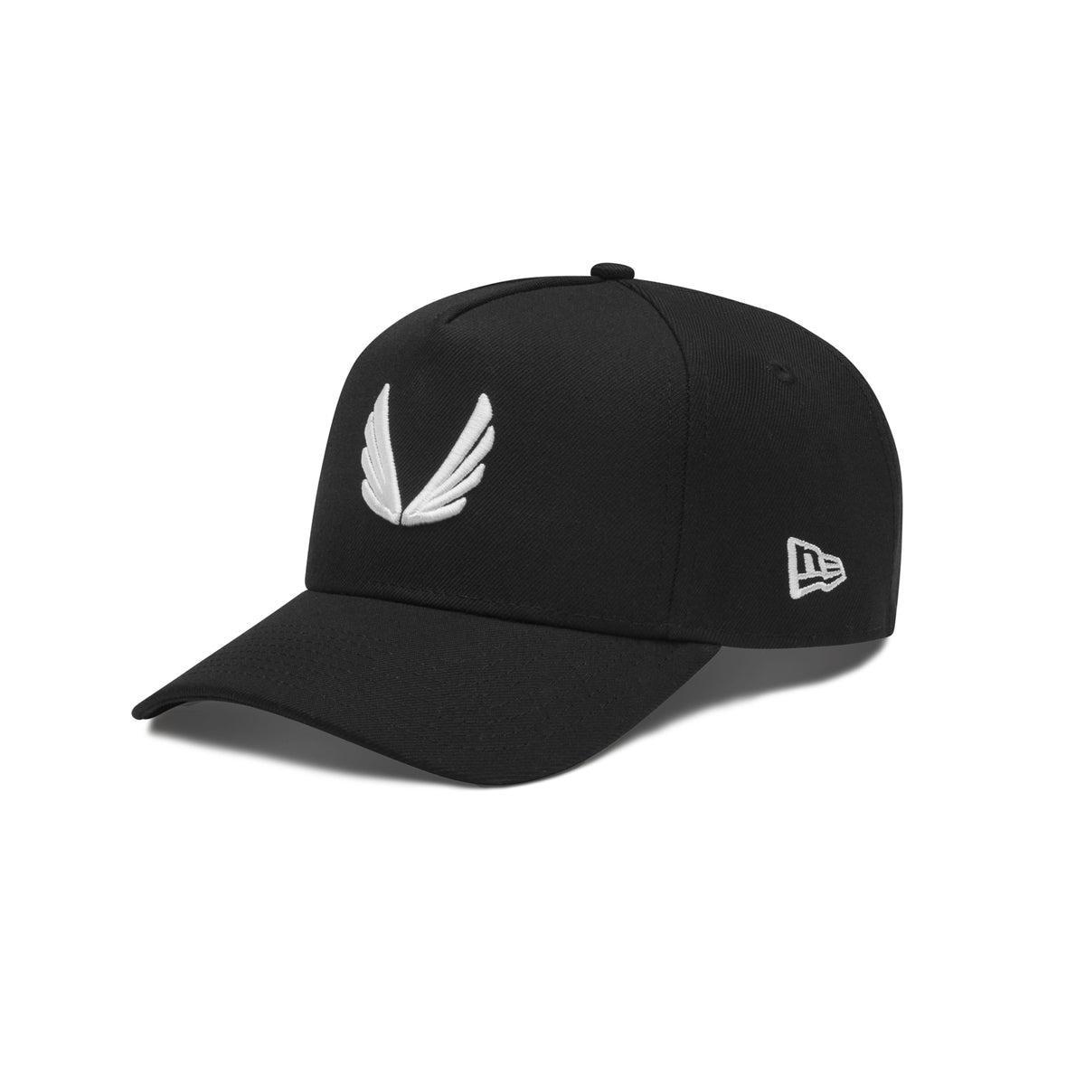 New Era 9Forty A-Frame Hat - Black/White Product Image