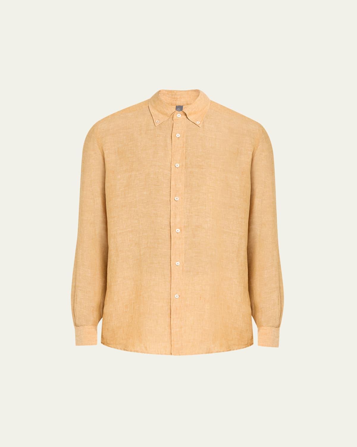 Mens Linen Sport Shirt Product Image