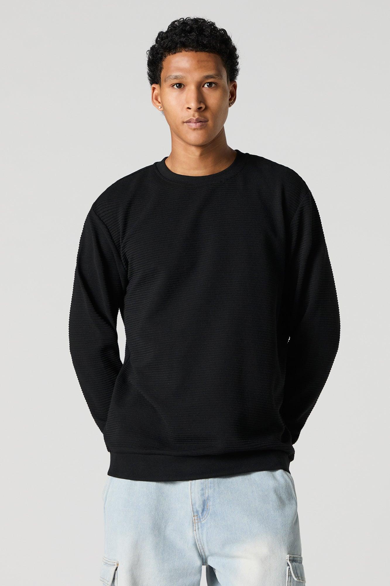 Ribbed Long Sleeve Top Male Product Image