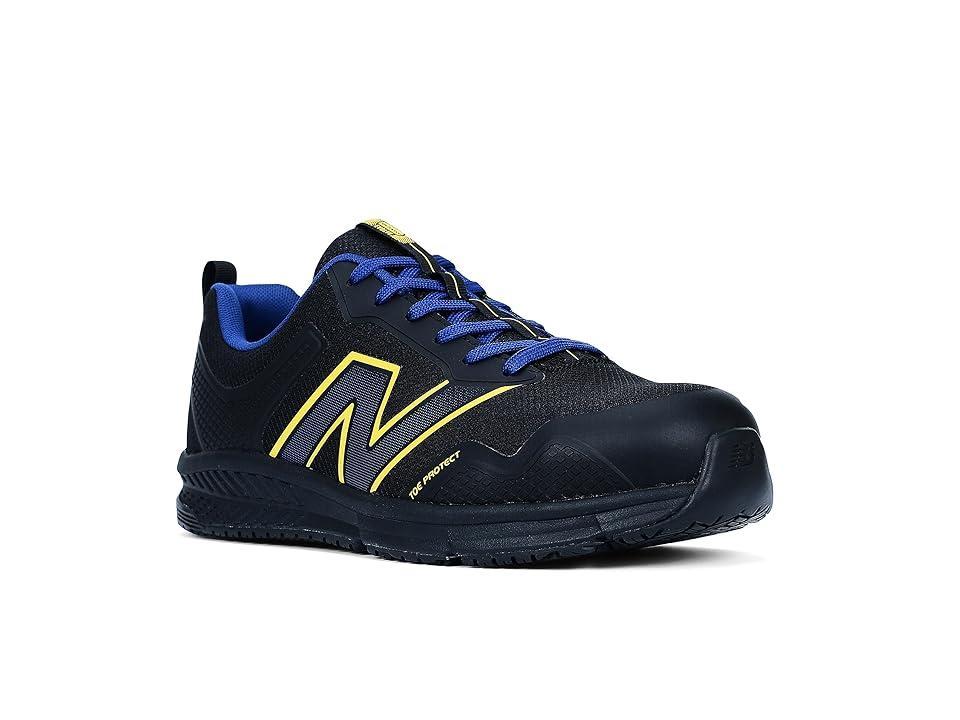 New Balance Work & Safety Evolve Alloy Toe EH SR Blue/Yellow) Men's Shoes Product Image