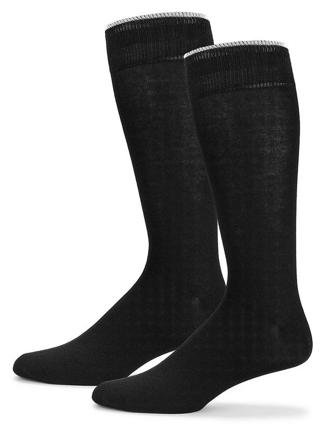 Mens 2-Pack Cotton-Blend Calf Socks Product Image