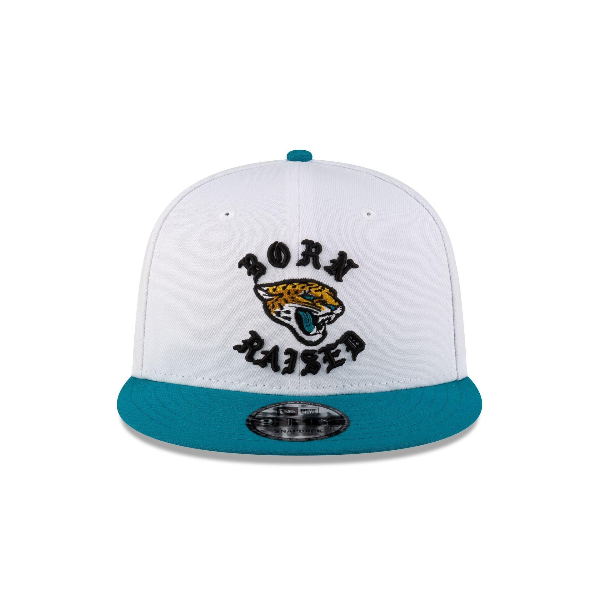 Born x Raised Jacksonville Jaguars White 9FIFTY Snapback Male Product Image