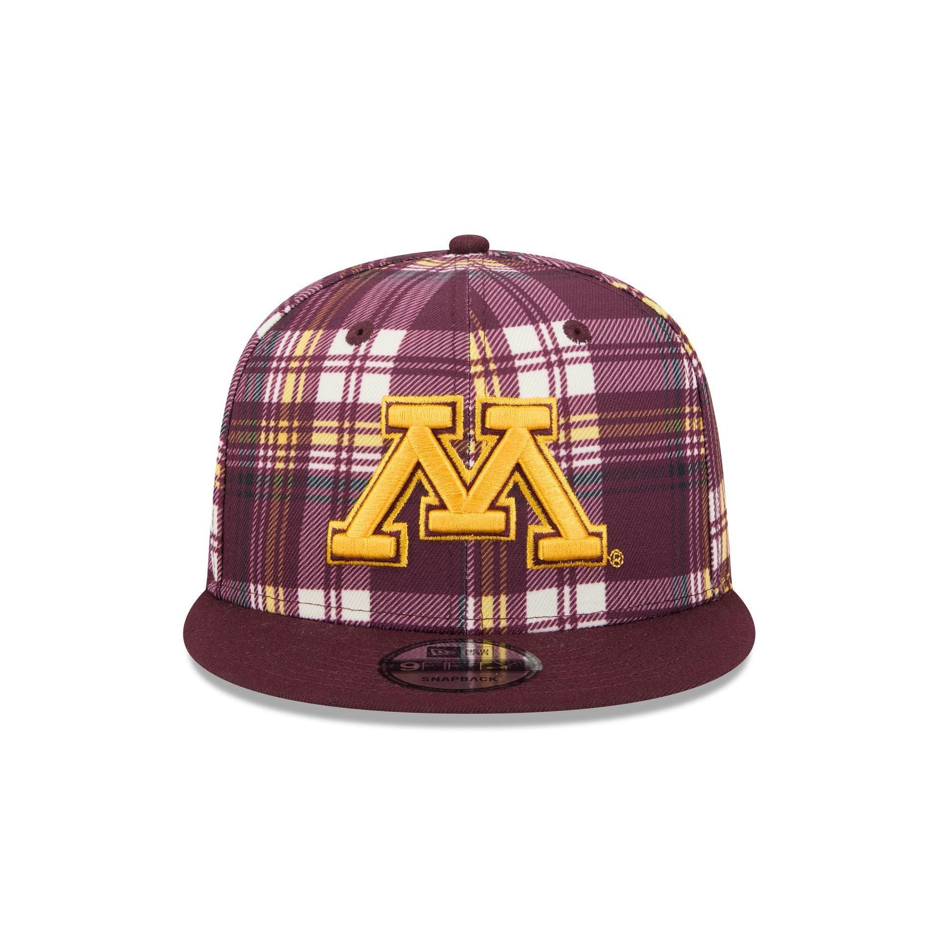 Minnesota Gophers Plaid 9FIFTY Snapback Hat Male Product Image