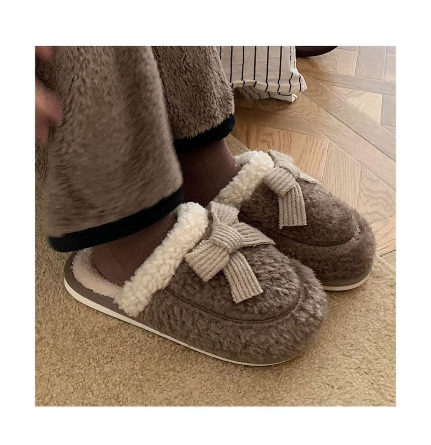 Couple Matching Fleece Home Slippers Product Image