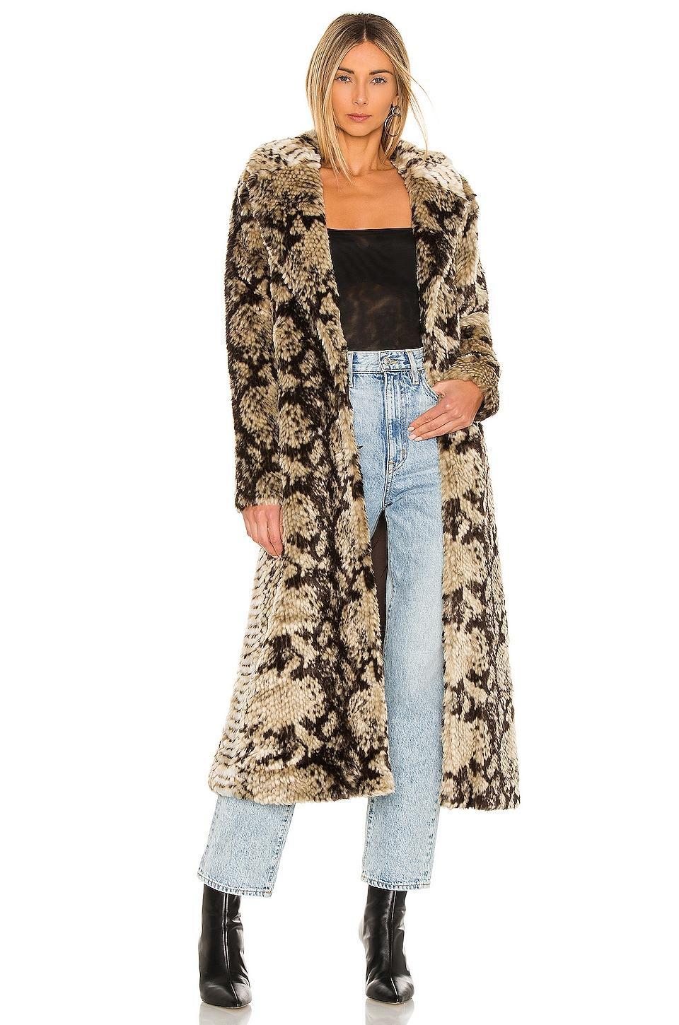 Madam Grace Faux Fur Coat Unreal Fur Product Image