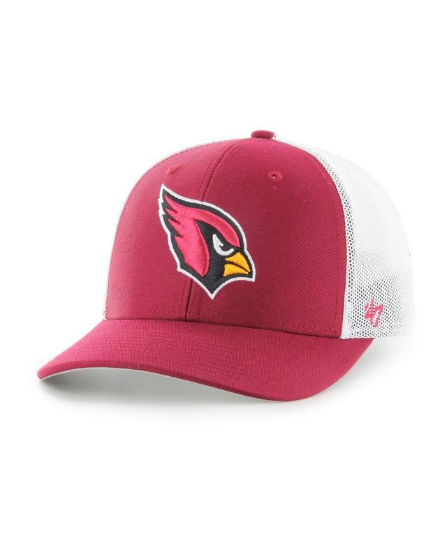 Mens 47 Cardinal/White Arizona Cardinals Trophy Trucker Flex Hat Product Image