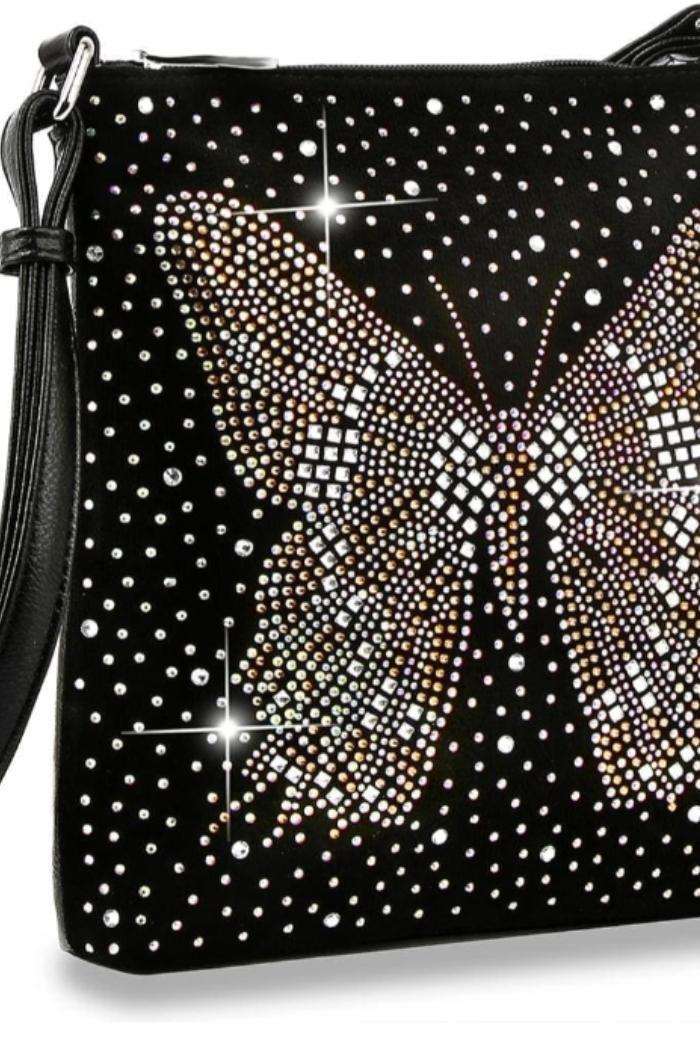 Sparkling Butterfly Rhinestone Cross Body Product Image