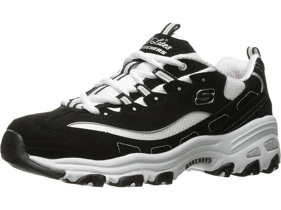 SKECHERS D'Lites - Biggest Fan White) Women's Shoes Product Image