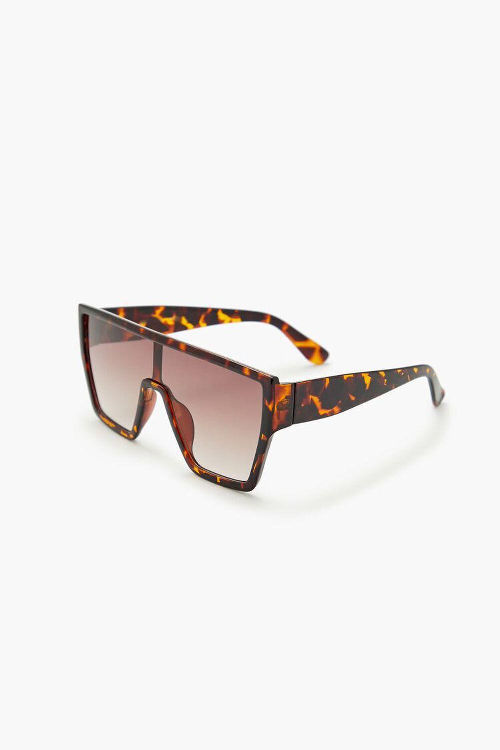 Tortoiseshell Shield Sunglasses | Forever 21 Product Image