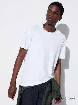 Mens Dry-Ex T-Shirt with Odor Control White XS UNIQLO US Product Image