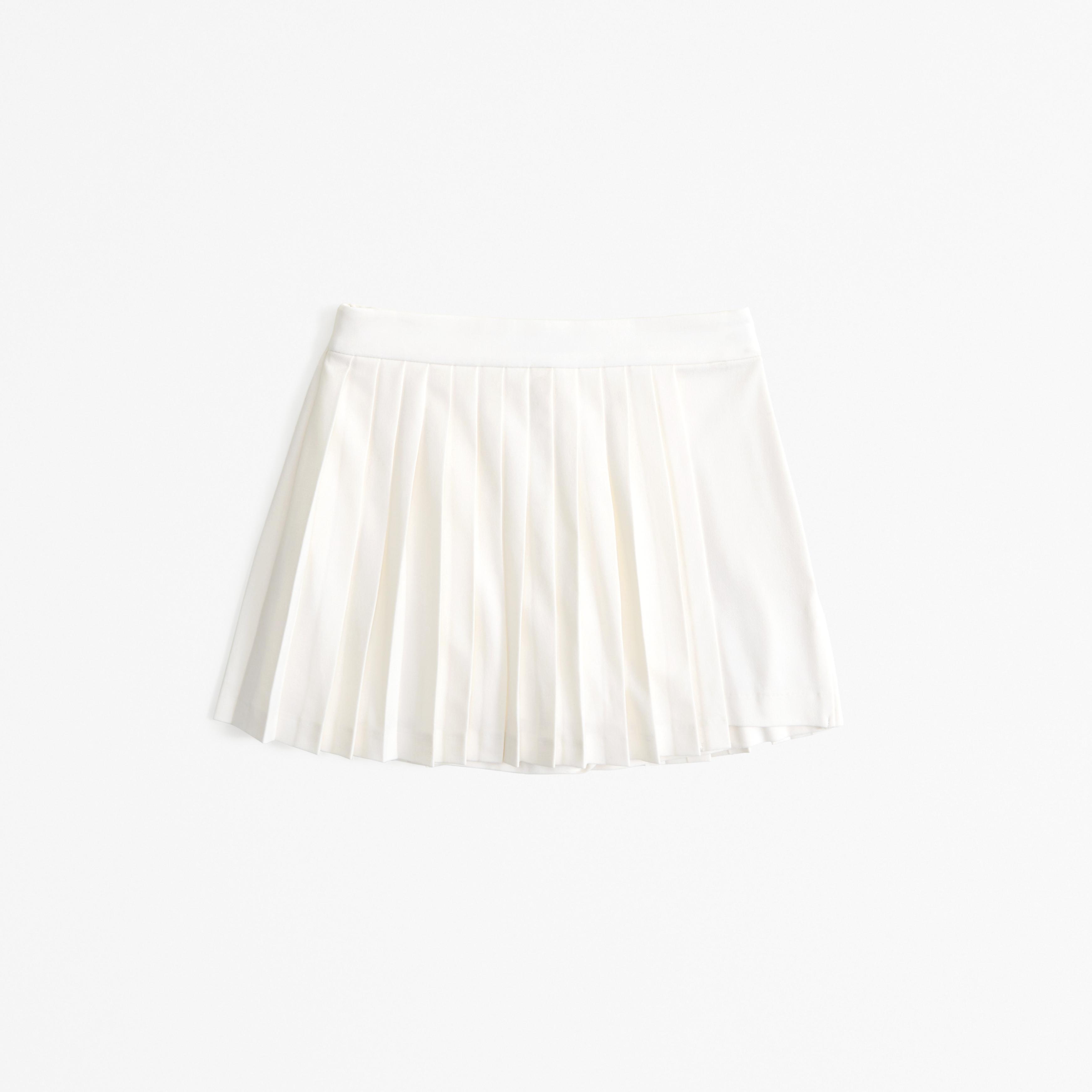 Pleated Wrap Mini Skort Product Image