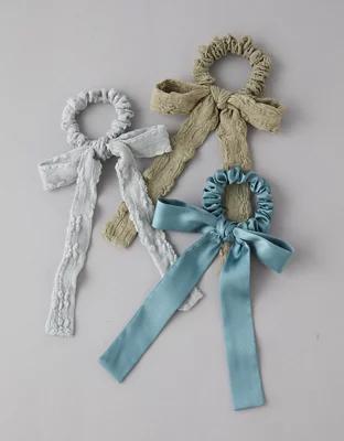 AEO Bow Scrunchie 3-Pack Product Image