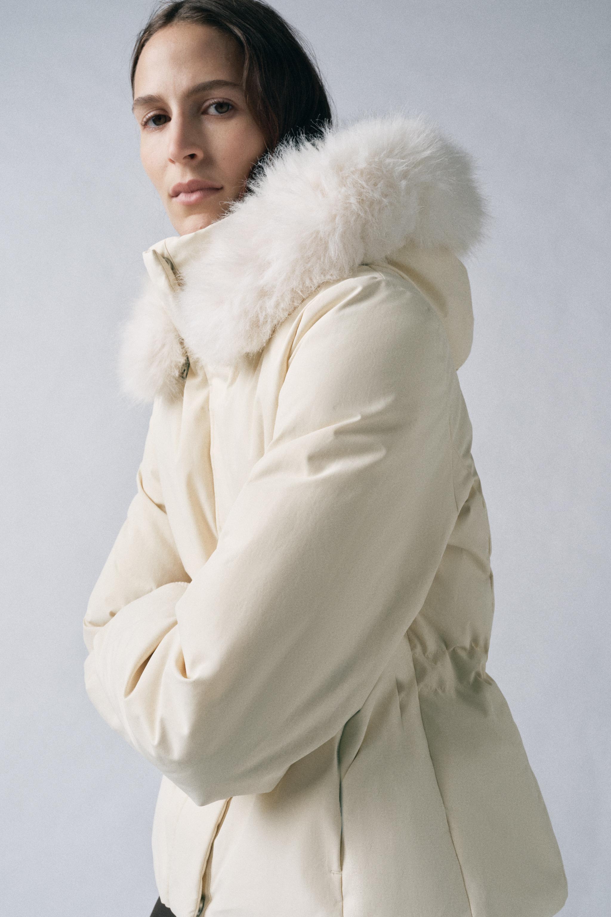 HOODED DOWN JACKET ZW COLLECTION Product Image