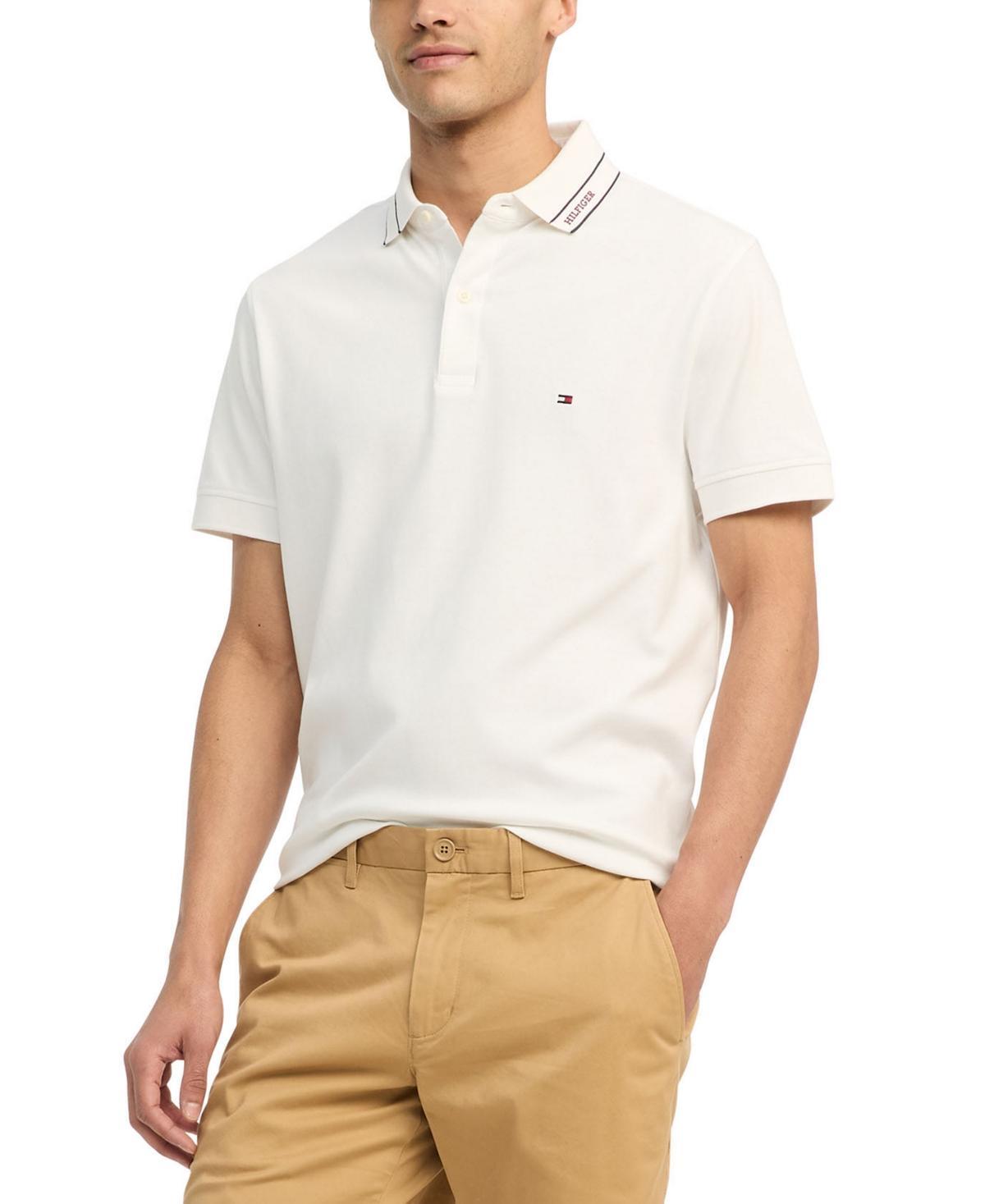 Men's Monotype Interlock Cotton Short Sleeve Polo Shirt Product Image