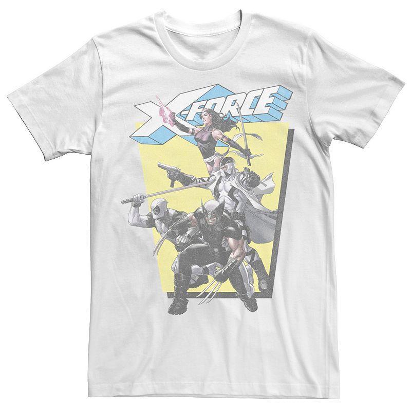 Mens Marvel X-Force Hero Group Distressed Tee Product Image