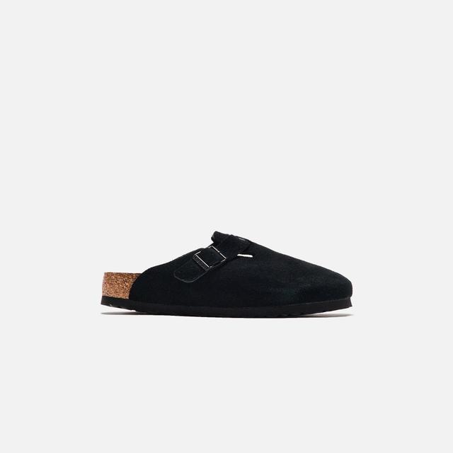 Birkenstock Boston Soft Footbed - Black Suede Male Product Image